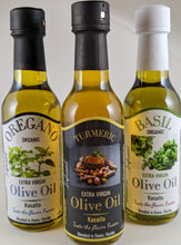 Load image into Gallery viewer, Greek  Collection Spices Thyme Oil Basil Olive Oil Organic Turmeric Oil No pesticides or preservatives all natural